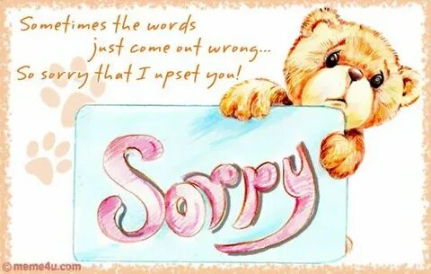 Sorry im hurt