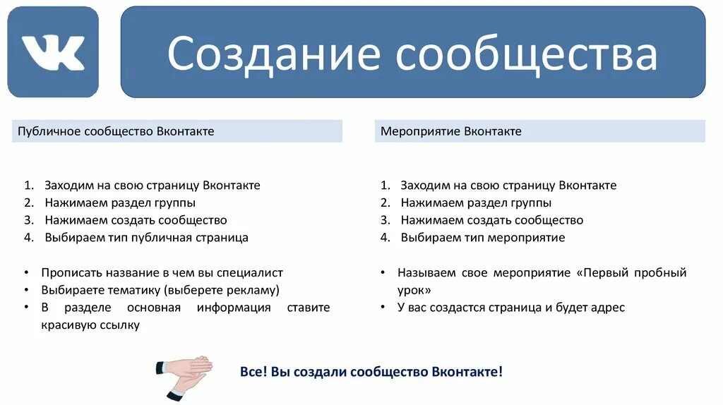 Что такое сообщество в вк. Создание сообщества ВКОНТАКТЕ. Публичная страница в ВК. Как создать сообщество в ВК. Группа или сообщество в ВК.