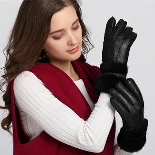 Кожаные перчатки зимой