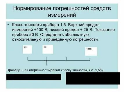 Нормирующая погрешность