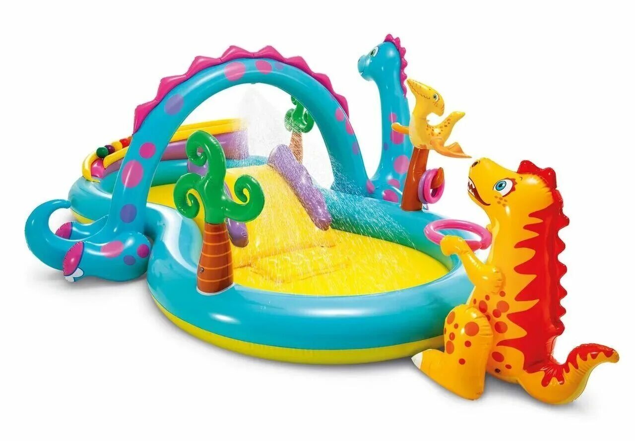 Игровой центр. Intex 57135. игровой центр intex dinoland play center 57135. бассейн intex 57135np. интекс 57147.