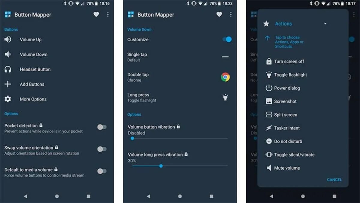 Tap to translate screen