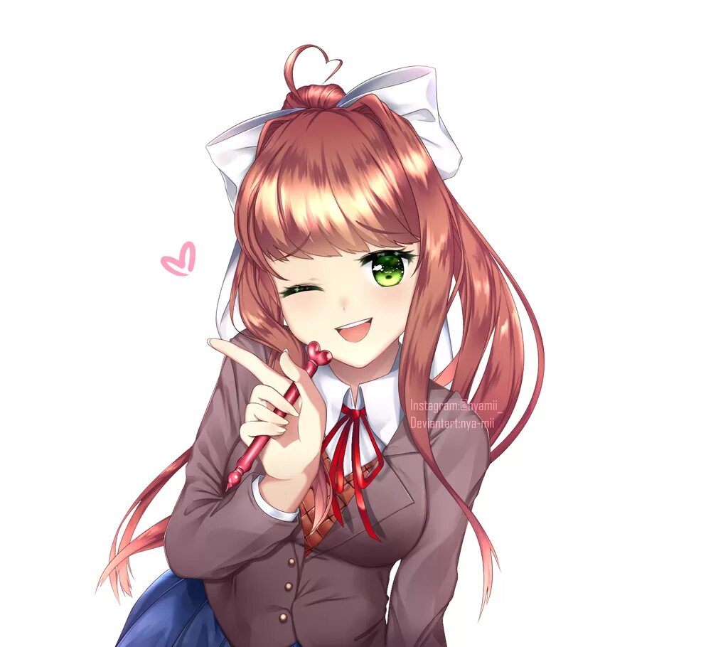 Злом доки доки. Моника ддлк. моника ddlc. моника доки доки. моника ddlc arts.