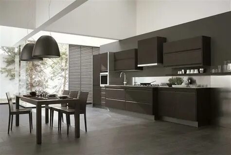 Dark kitchen
