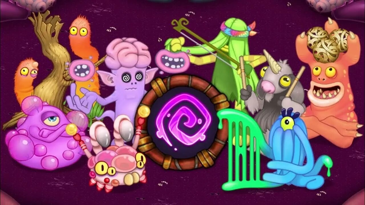 Включи музыку монстры. Остров Псионики my singing Monsters. Монстры из my singing Monsters. Май сингинг Монстерс. MSM вублины.