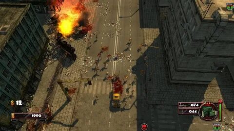 Игра против зомби вид сверху