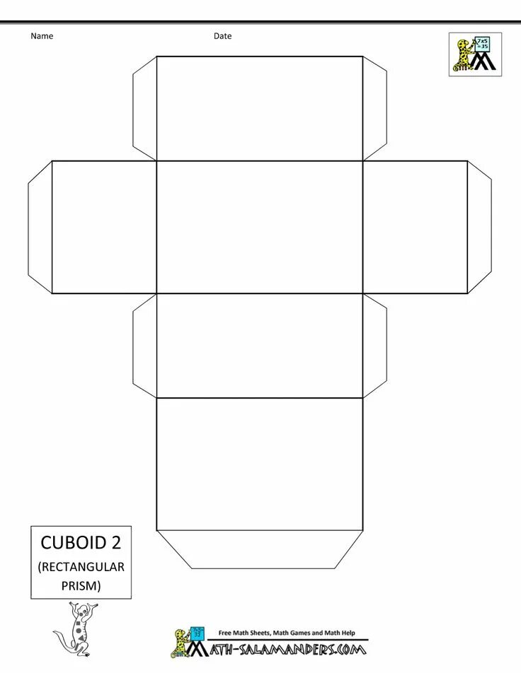 3-d-shapes-cuboid-net-2-tabs.gif 1,000 × 1,294 pixels 3d geometric shapes, Box t