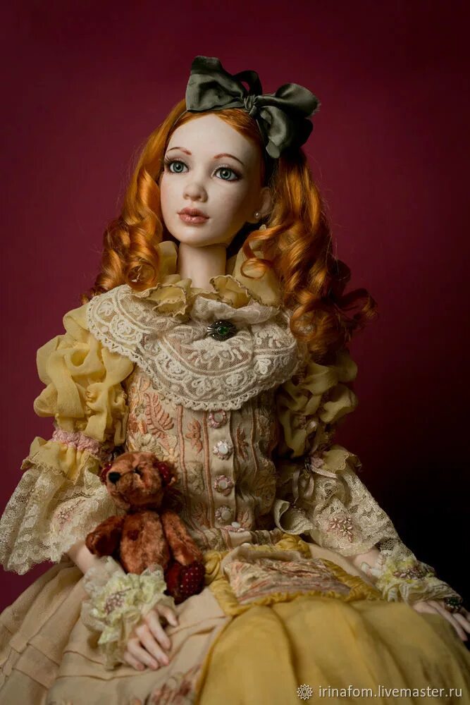 Кукла фарфоровая. Фарфоровая шарнирная кукла. Авторские фарфоровые куклы.
