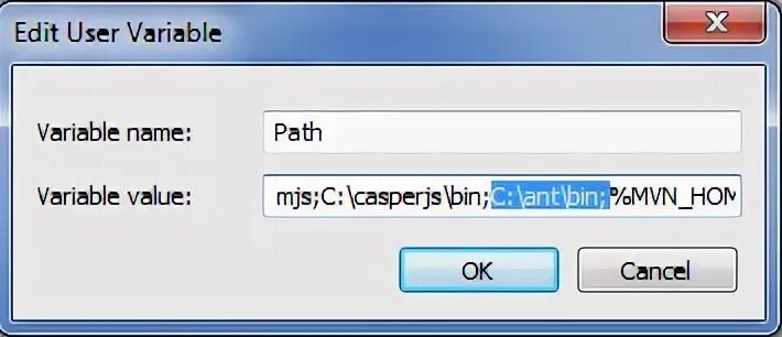 User variable