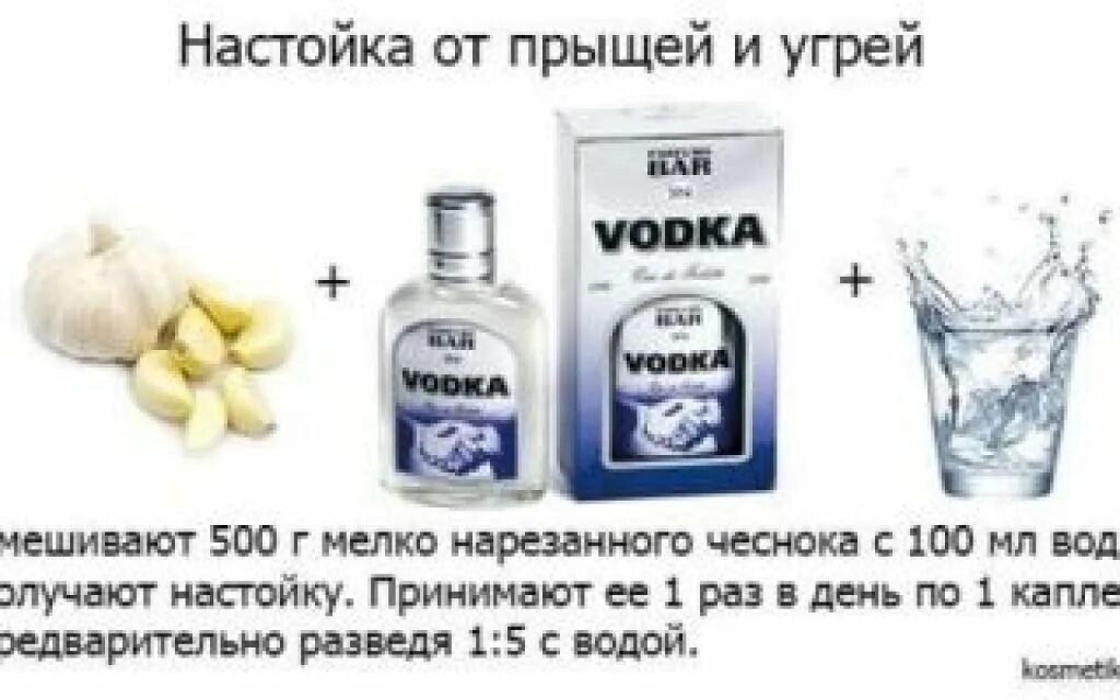 Помогает ли чеснок от прыщей. Настойки от прыщей. народные средства от акне.