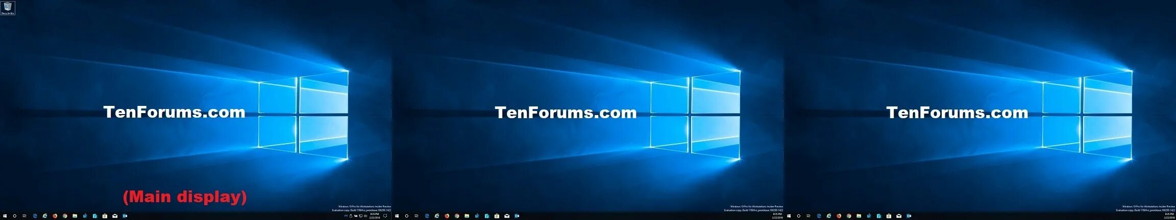 Windows 10 два монитора разные обои. Виндовс 10. как на разные мониторы поставить разные обои windows 10.