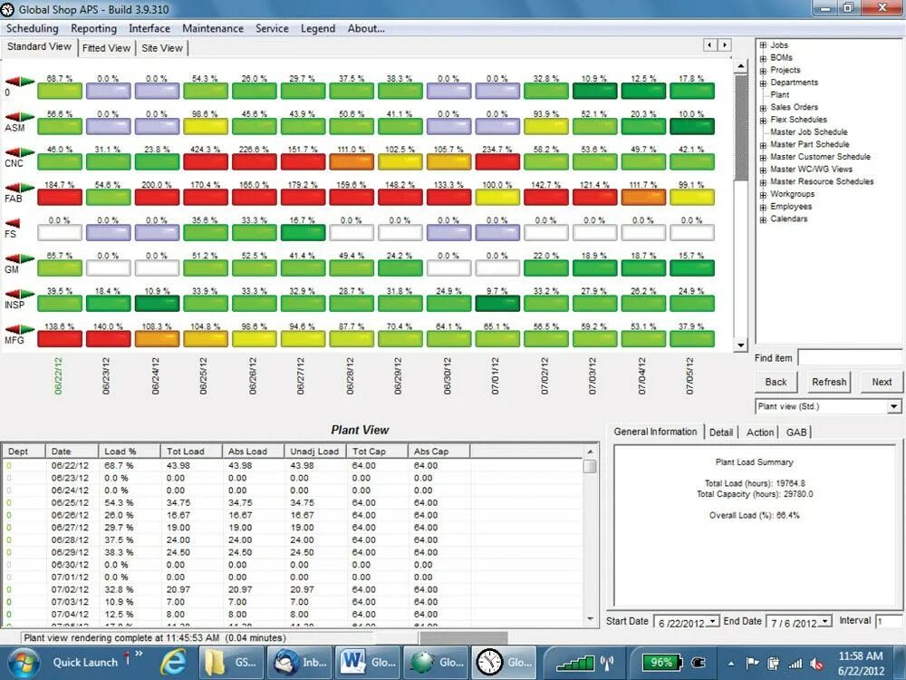 Schedule software