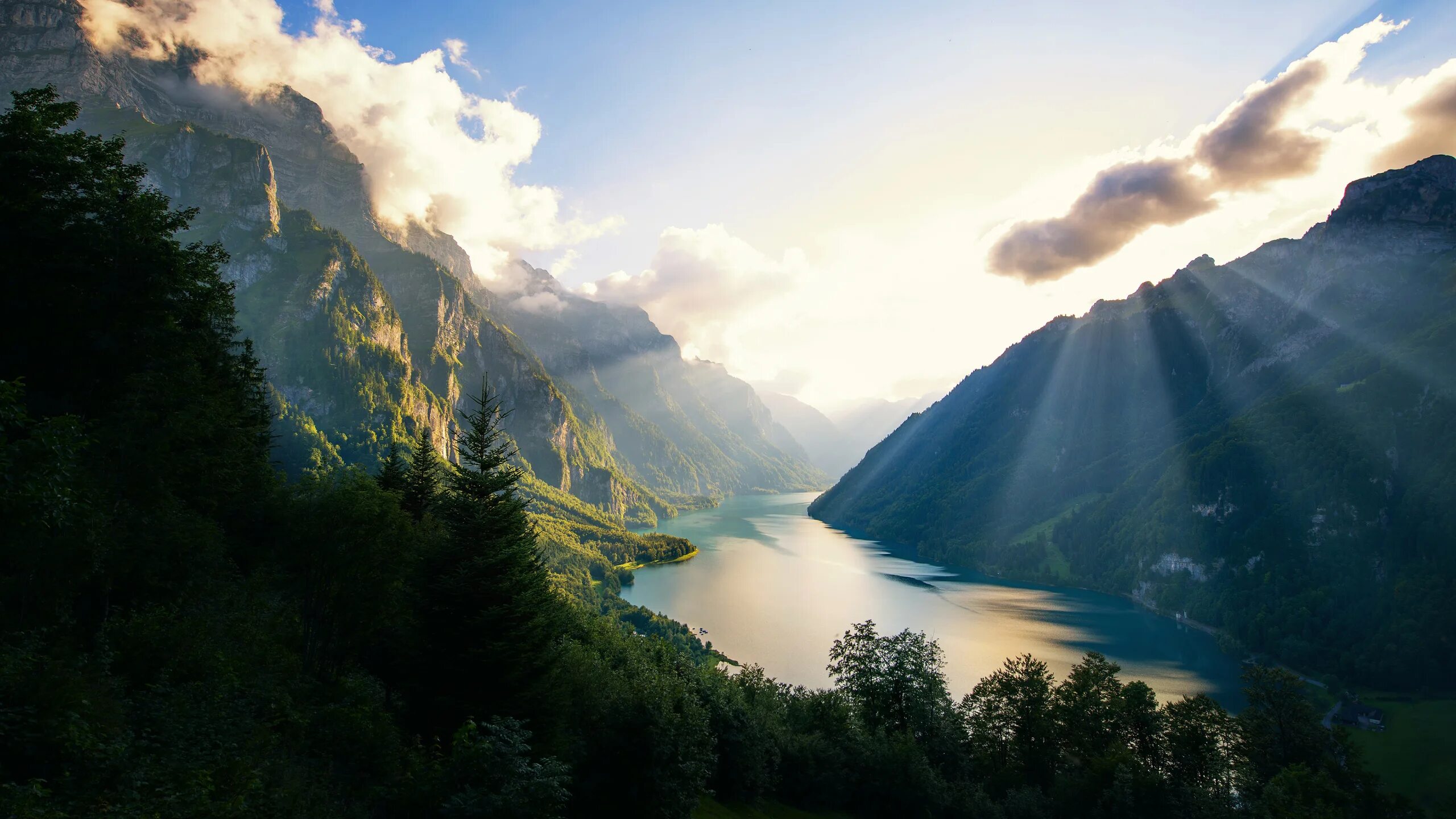 Фото 2560. Озеро Зееальп, Швейцария. Швейцария клентальское озеро.