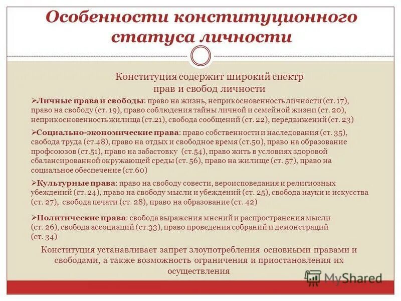Как вы понимаете смысл этого конституционного положения. Как вы понимаете смысл этого конституционного положения