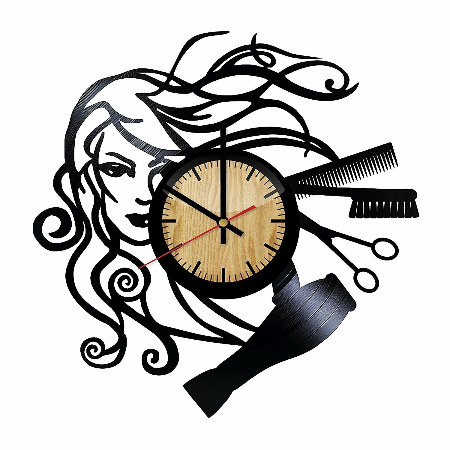 Часы из фанеры парикмахеру. Часы для парикмахера. Часы парикмахер. Часы для салона красоты. Часы для парикмахера.