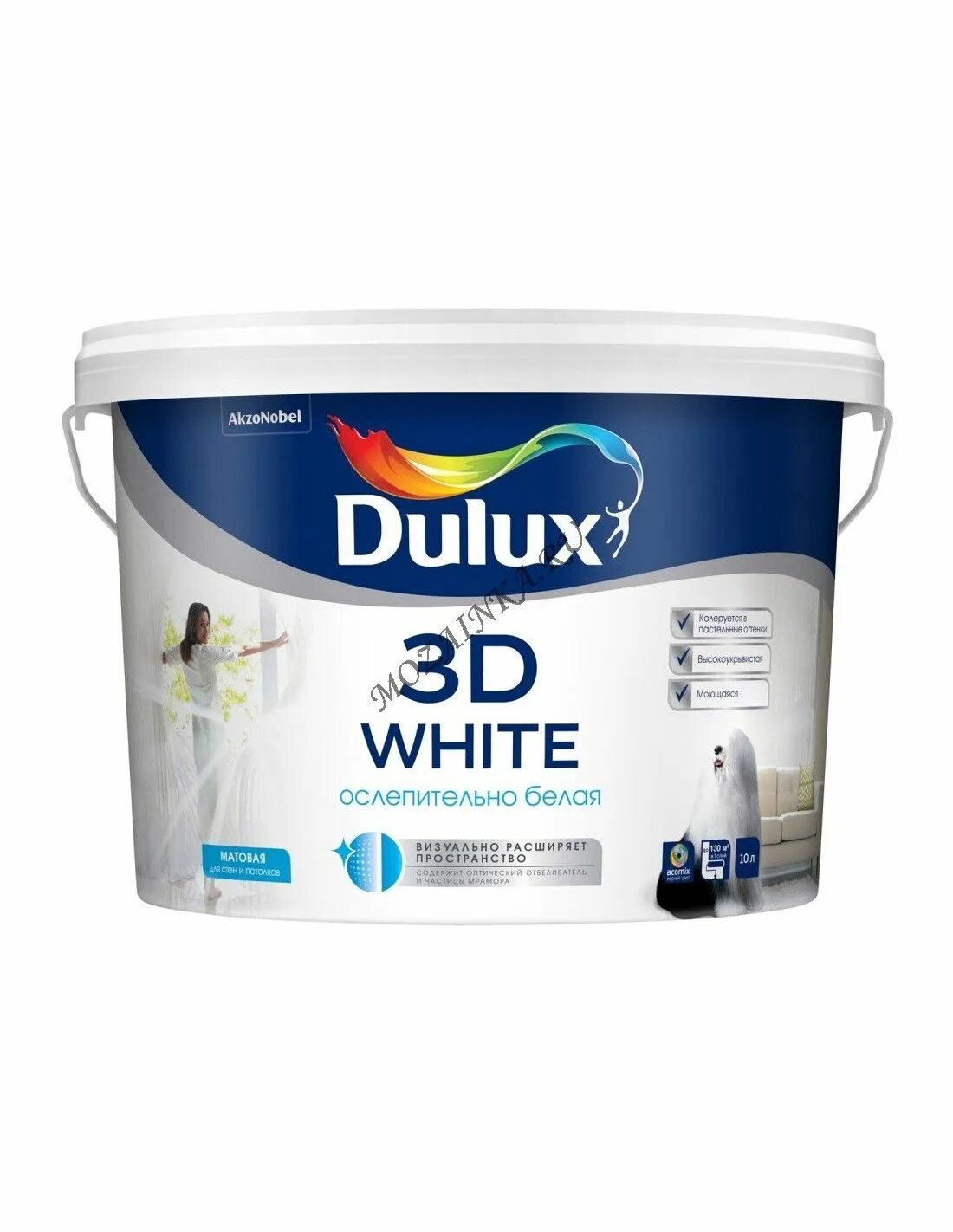 Водоэмульсионная краска для стен белая матовая. Dulux краска ослепительно белая матовая.