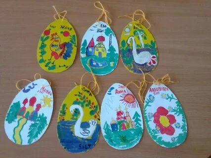 Рисование средняя пасхальное яйцо