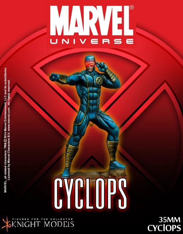 Marvel Miniature game. Marvel Cyclops Miniatures. Элементы Марвел. Knight models.