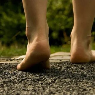 Feet together