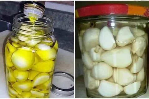 Чеснок в масле в банке