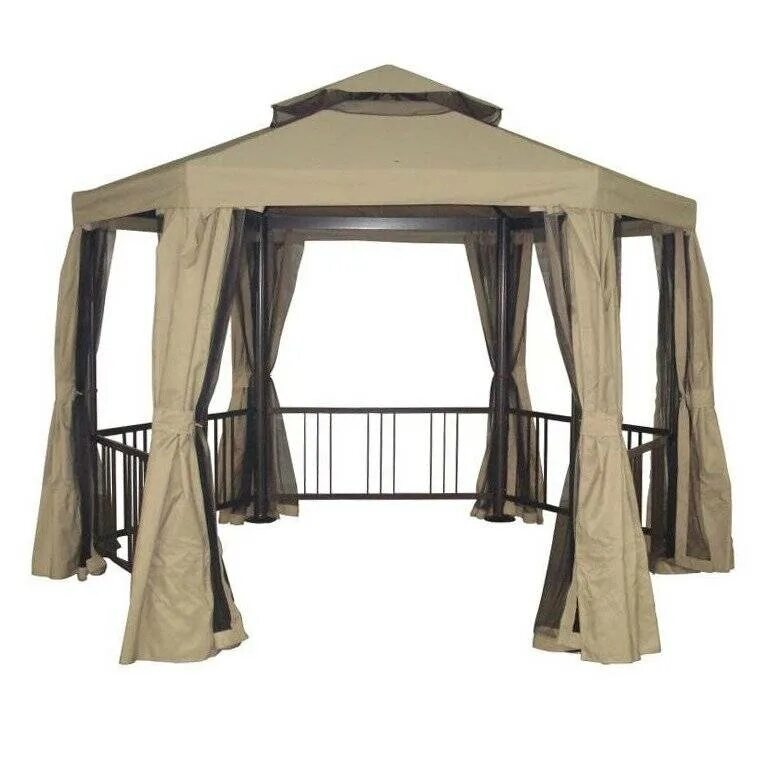 Шатер GHGM-014 (Garden). Садовые шатры Comfort Garden Gazebo GHGM 014. Шатер Ganghao с москитной сеткой 300x365x295см (gh13n01). Запасной комплект для павильона Blooma Ambrose, бежевый. Палатка беседка