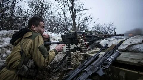 Видео боев в днр