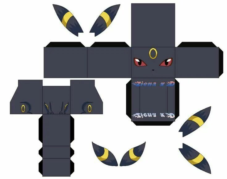 Papercraft Umbreon. Амбреон Papercraft. Покемон из бумаги умбреон. Пейперкрафт покемон. Покемоны из бумаги