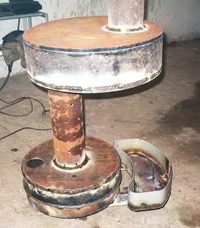 Буржуйка на отработке своими руками