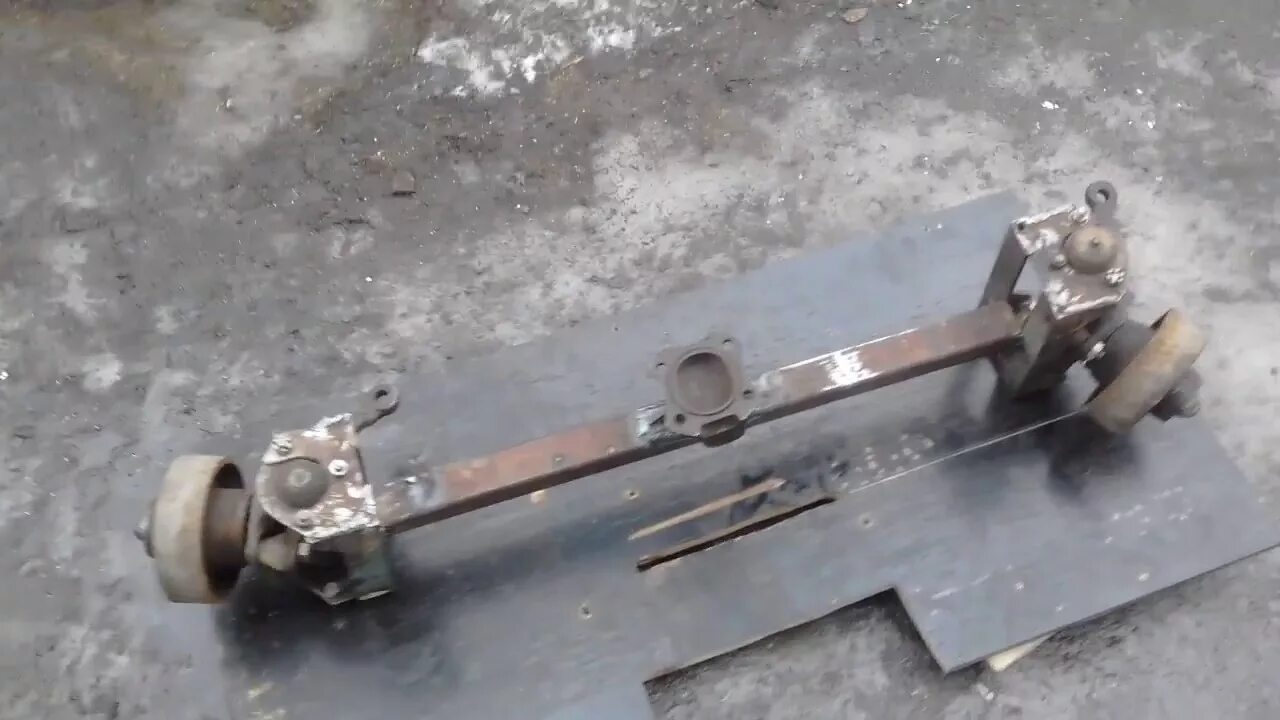 Сделает переднюю балку