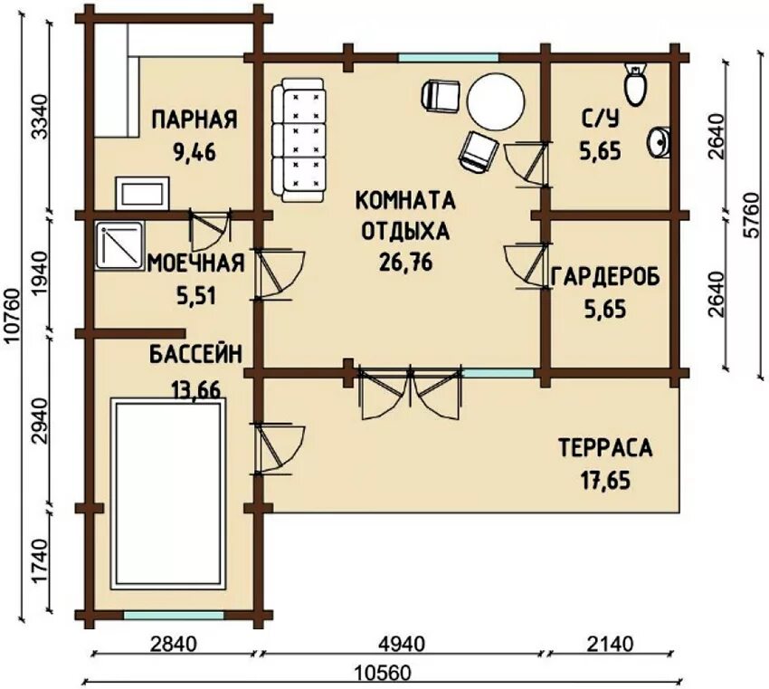 Баня угловая 6 на 6 планировка. Планировка бани 10х5 с бассейном. Планировка бани 10х5 с бассейном. Проекты бань с бассейном и барбекю. Проект бани с бильярдной одноэтажная.
