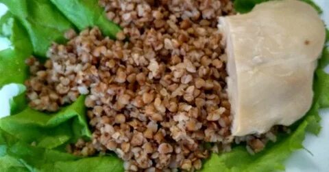 Простая гречка с курицей