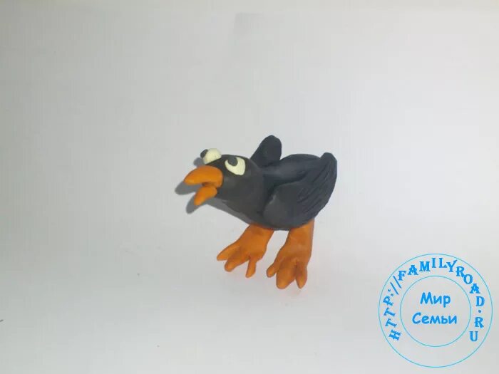 Лепка птицы. Ворона из пластилина. Как слепить ворону. Как слепить ворону. Ворона из пластилина для детей.