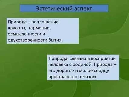Эстетический аспект