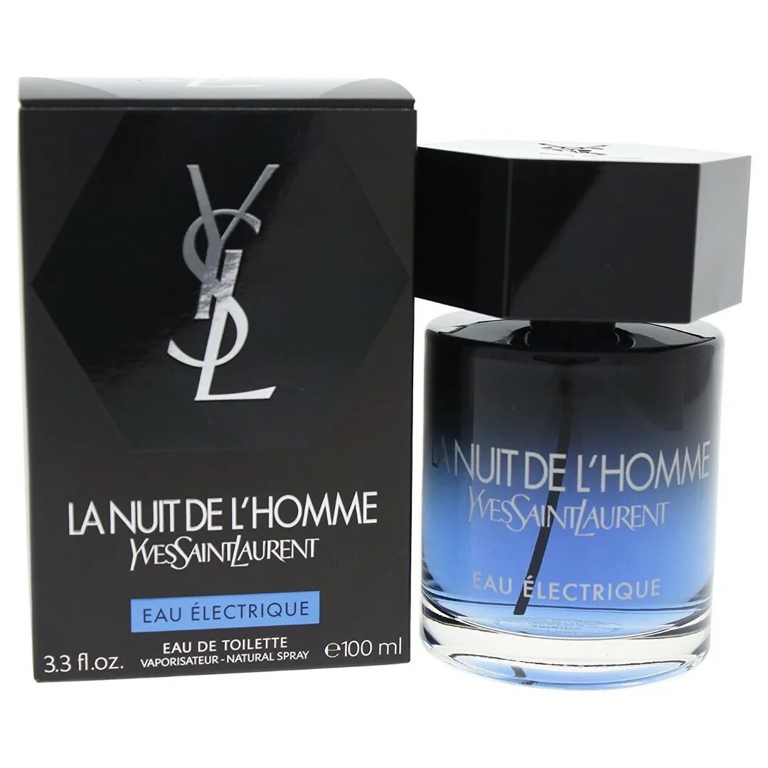 Nuit de l'homme Eau électrique от Yves Saint Laurent. YSL L'homme la nuit EDT (M) 100ml. Туалетная вода Yves Saint Laurent la nuit de l'homme. Туалетная вода Yves Saint Laurent la nuit de l’homme 100 мл.