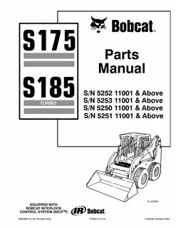 Bobcat s185 parts catalog