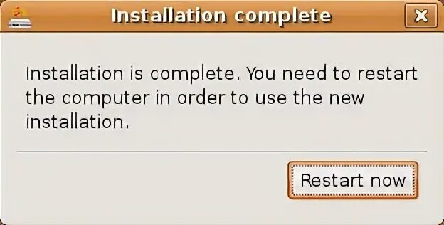 Installation started