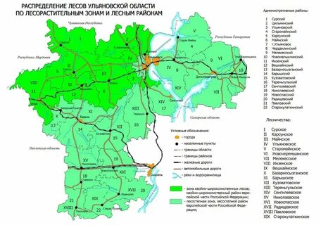 Ульяновская область зона