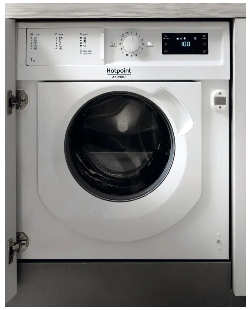 Встраиваемая стиральная машина Hotpoint-Ariston bi WMHG 71284 eu. Whirlpool bi WMWG 71484e.