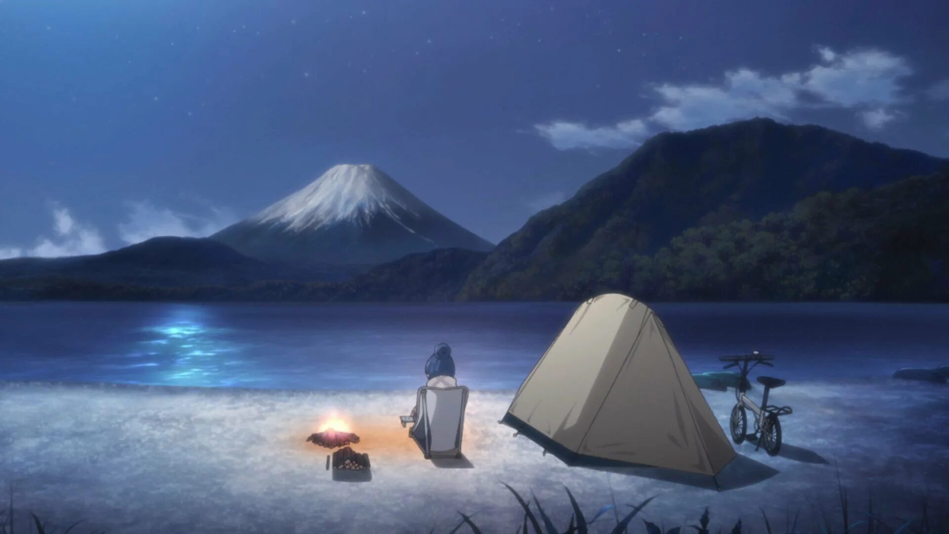 Yuru Camp палатка. Yuru Camp Фудзияма. Yuru Camp обои. Yuru camp camping