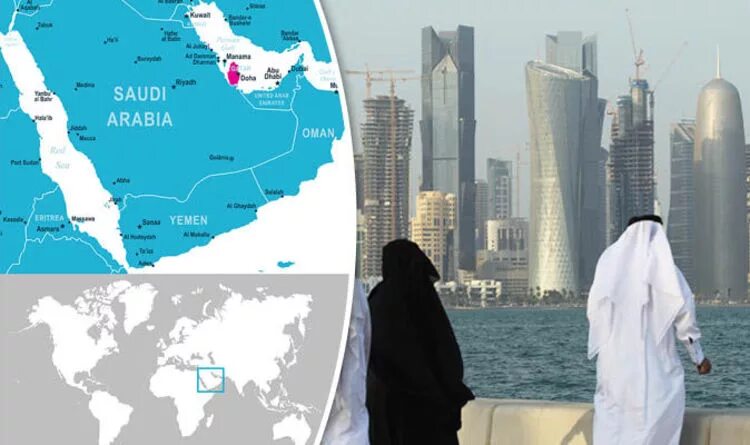Катар страна газ. Доха Катар на карте. Катар столица на карте.