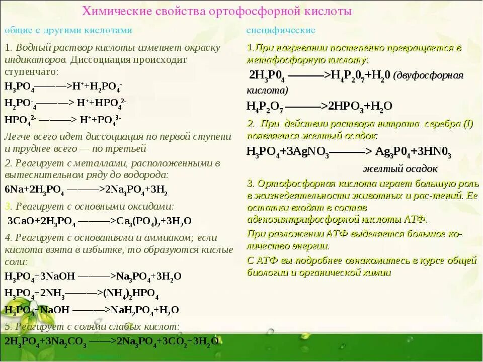 Таблица 17 химические свойства ортофосфорной кислоты. Химические свойства ортофосфорной фосфорной кислоты. Химические свойства фосфорной кислоты Общие с другими кислотами. Физико химические свойства фосфорной кислоты. Выберите вещества реагирующие с фосфорной кислотой