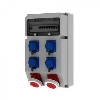 Щит с розетками ip54