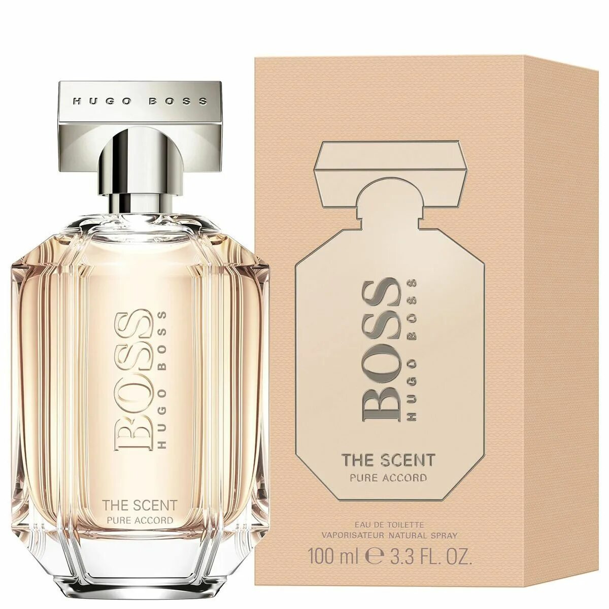 Hugo boss the scent женский. Hugo Boss "the Scent Pure Accord" 100 ml. Boss the Scent Pure Accord. Духи Hugo Boss the Scent Pure Accord. Туалетная вода Hugo Boss Boss the Scent for her.