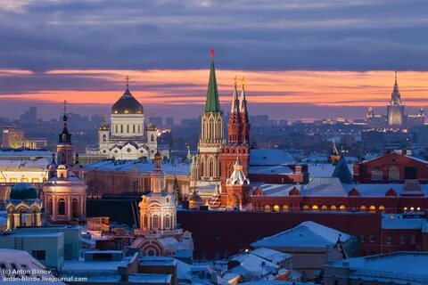 Winter in moscow