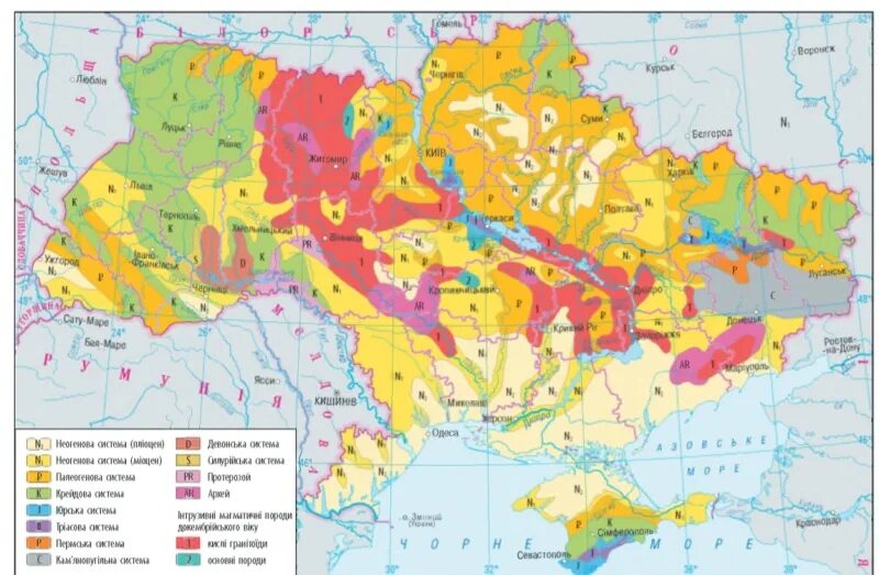 Украинский щит на карте. Геологическое строение Украины. Тектоническое строение Украины. Геологическая карта Украины. Украинский щит Геология.