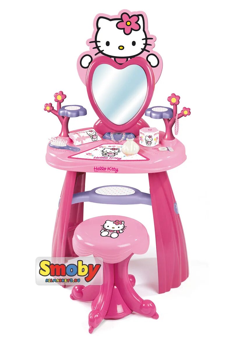 Стол хелло китти. Hello kitty столик. Мебель hello kitty. Письменный стол хелло китти. Стул хэллоу китти.