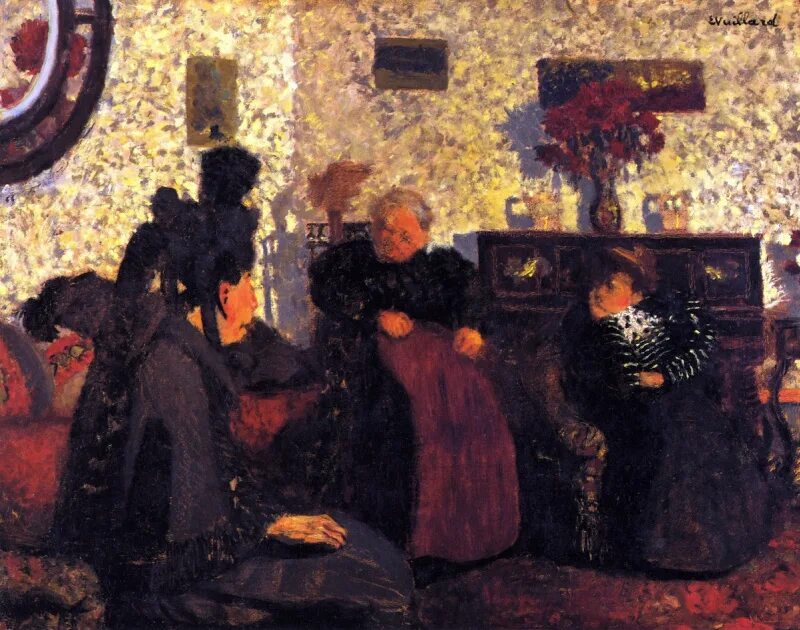 Эдуар Вюйар картины. Edouard Vuillard картины. Вюйар допрос заключённого.