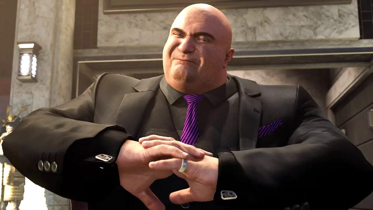 Уилсон фиск амбал. Уисон фимк человек паук. Marvel spider man кингпин. Кинг пинг. Уилсон фиск амбал 1994.