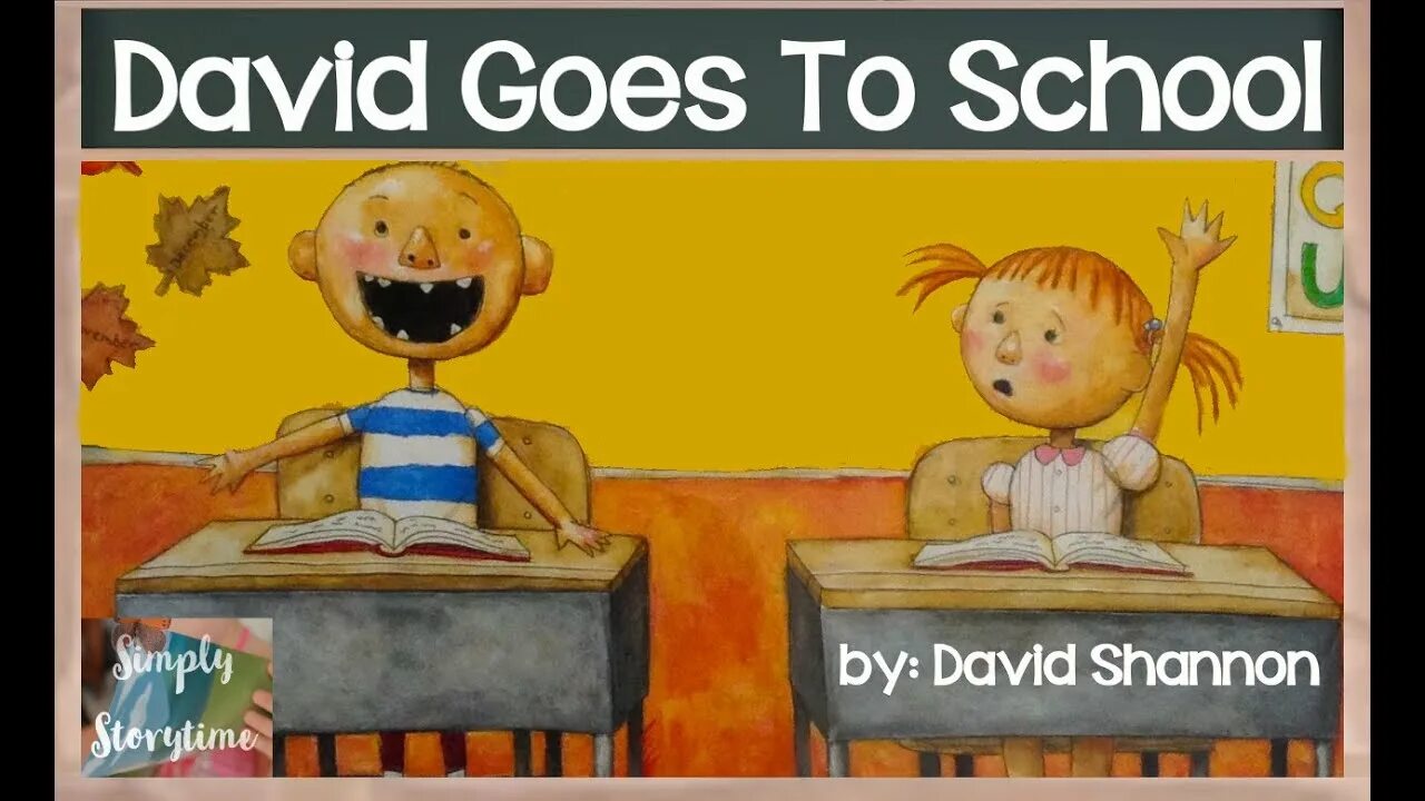 David hasn t been to school. Dave school. david at school.
