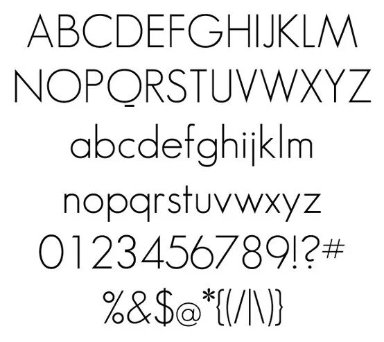 Aesthetic fonts. Geo Sans. Aesthetic font for Notes.